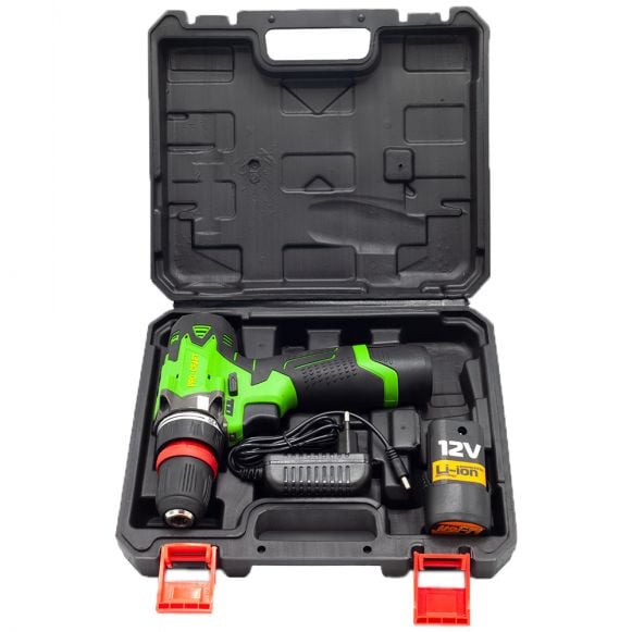 Autofiletanta cu acumulator Procraft Industrial PA12Li DFR, 12V, 2Ah, 350-1200 rpm, mandrina detasabila