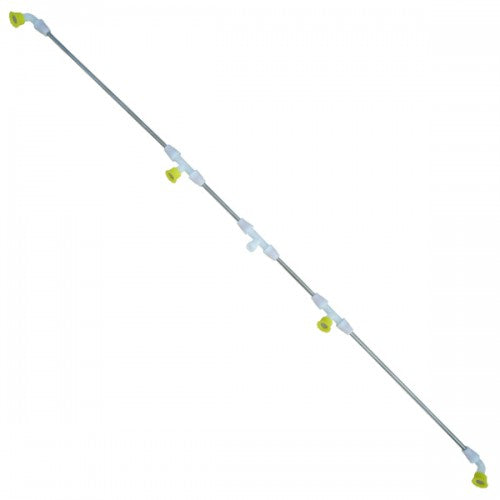 Pompa de stropit electrica Master Kraft KF-12C-8V, 12L, acumulator 12V 8Ah, 4+4 duze, lance 115 cm, verde