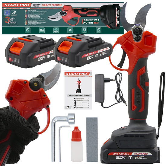 Foarfeca electrica StartPro SAP-21/28BME, 20V, 28 mm