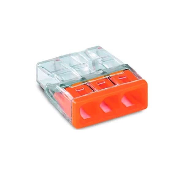 Conector Derivatie cablu masiv 3 poli VARGO V-109500, conexiuni electrice sigure