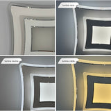 Plafoniera LED Sinope 56W, 4600lm, 300x300x50mm