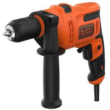 Masina de gaurit cu percutie Black+Decker BEH200, 500W, 0-2900 rpm, mandrina 13 mm