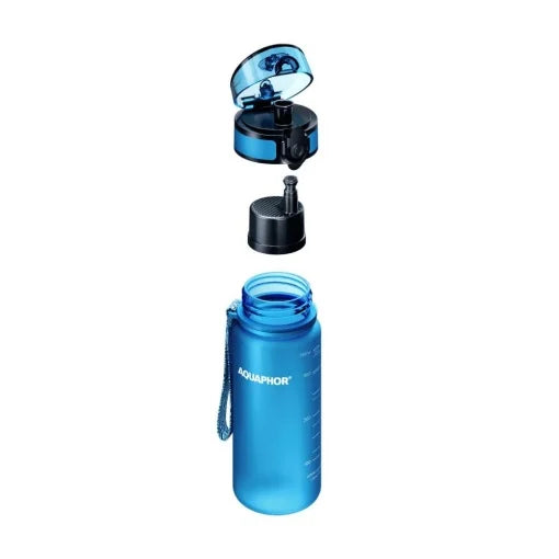 Sticla cu filtru AQUAPHOR City PROFESIONAL 350ml, Soft Blue
