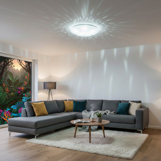 Plafoniera LED Star, 24W, Ø380x100mm, 6500K
