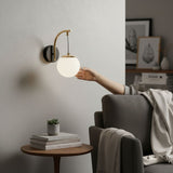 Aplica LED Pica Negru+Auriu, 9W, 850 lm, 130x280mm