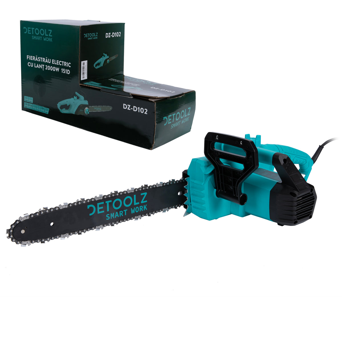 Fierastrau Electric cu Lant Detoolz 2000W – Model 151D, Lama 395 mm
