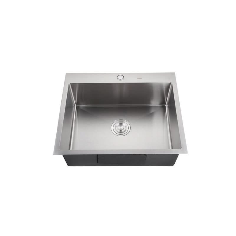 Chiuvetă bucătărie MIXXUS HM5843-215.SUS304, oțel inoxidabil, 580x430mm, cromată, adâncime 215mm
