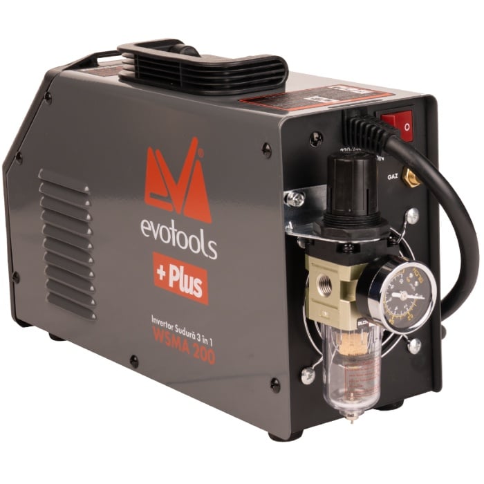 Invertor Sudura 3 in 1 EvoTools PLUS WSMA200, 200A, MMA/TIG/CUT