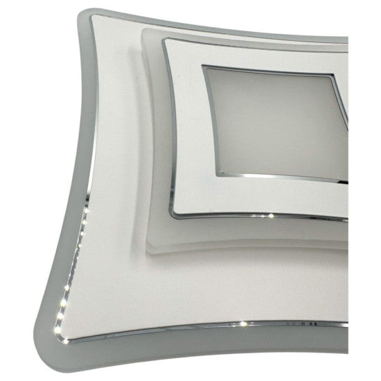 Plafoniera LED Sinope 76W, 5450lm, 400x400x50mm