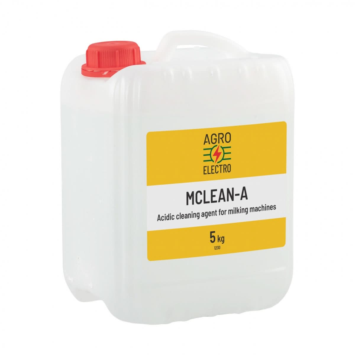 Detergent acidic pentru curatarea aparatelor de muls, MCLEAN-A, 5 kg