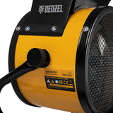 Tun de incalzire ceramic Denzel DHC 2-100, 230V, 0.025/1/2 kW, 100 m³/h, 20 m², termostat reglabil