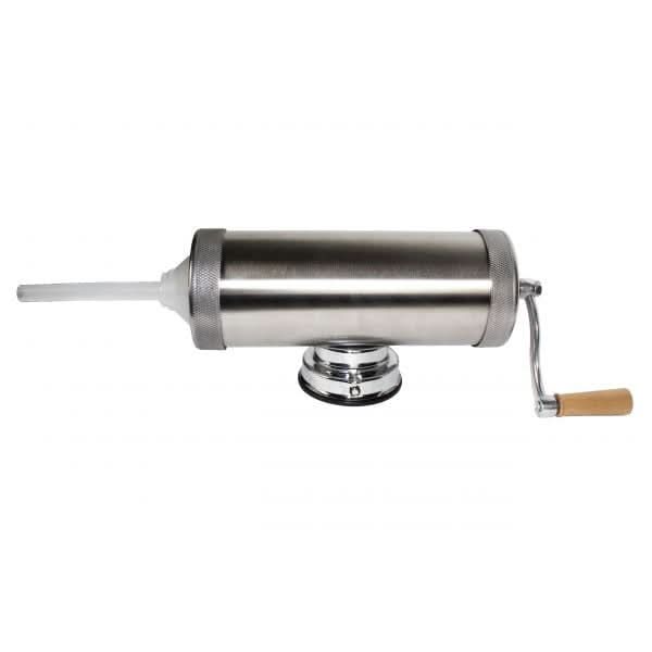 Aparat de Umplut Cârnați Elefant KY-2005S, 2.5 kg, INOX Alimentar, Orizontal cu 3 Palnii