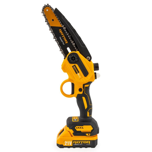 Mini fierastrau pe acumulator ROTOR RMC-1.5, 21V 1.5Ah, 500W, 4500 rpm, lame 6" si 8"