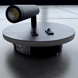 Aplica LED neagra cu spot, 10W, 430 lm, 140x140x68 mm