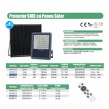 Proiector LED SMD Solar 200W, 6500K, 290x249x49 mm