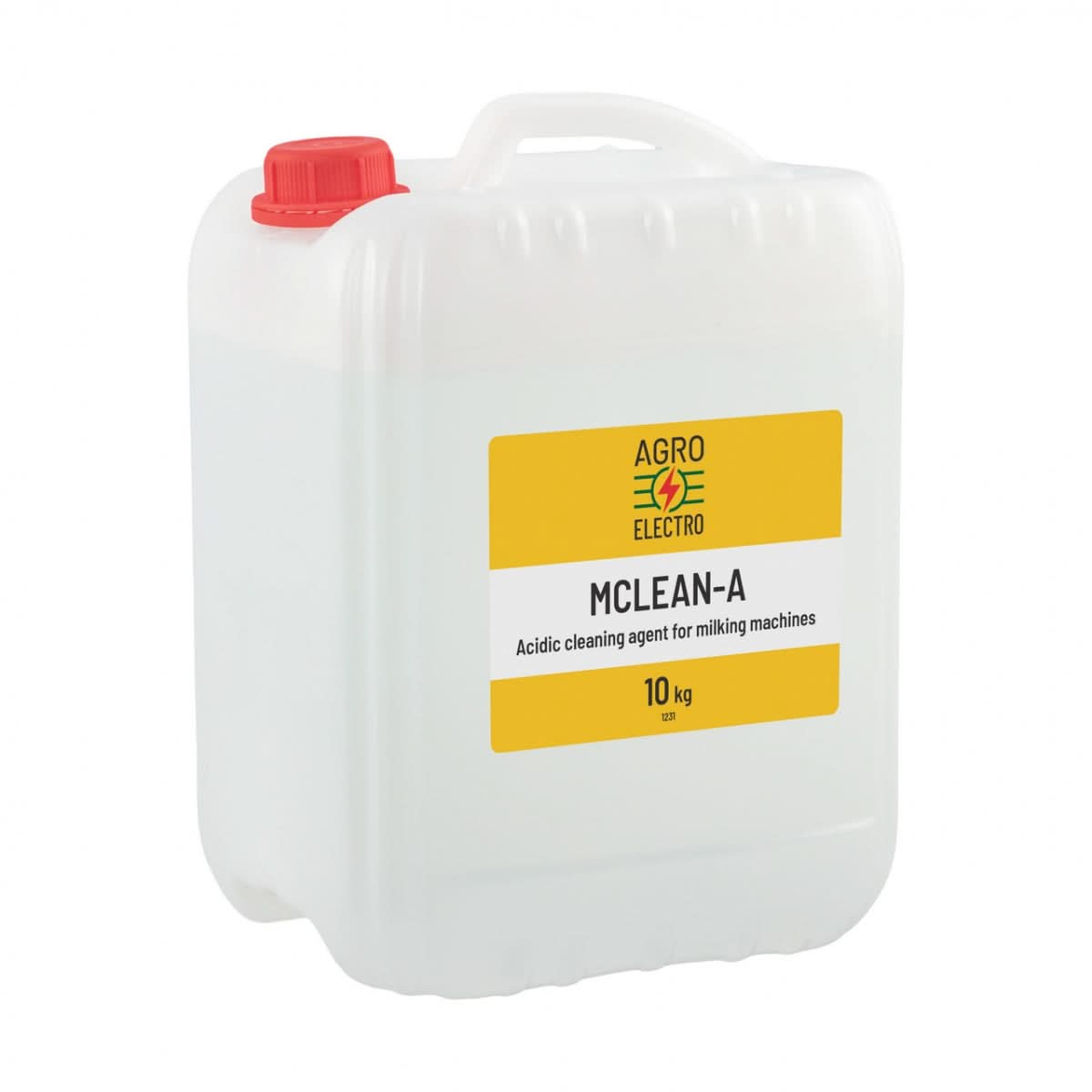 Detergent acidic pentru curatarea aparatelor de muls, MCLEAN-A, 5 kg