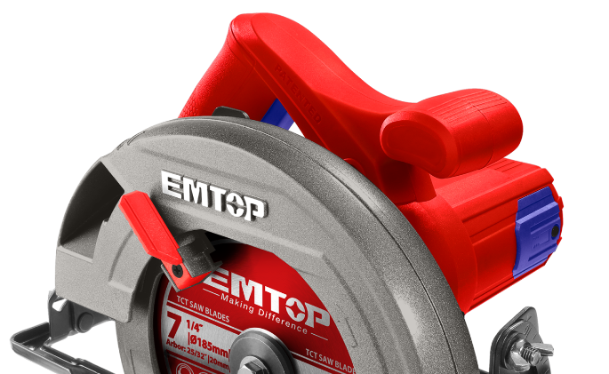 Fierăstrău Circular Electric 1400W, 185mm - ECSW1852, EMTOP