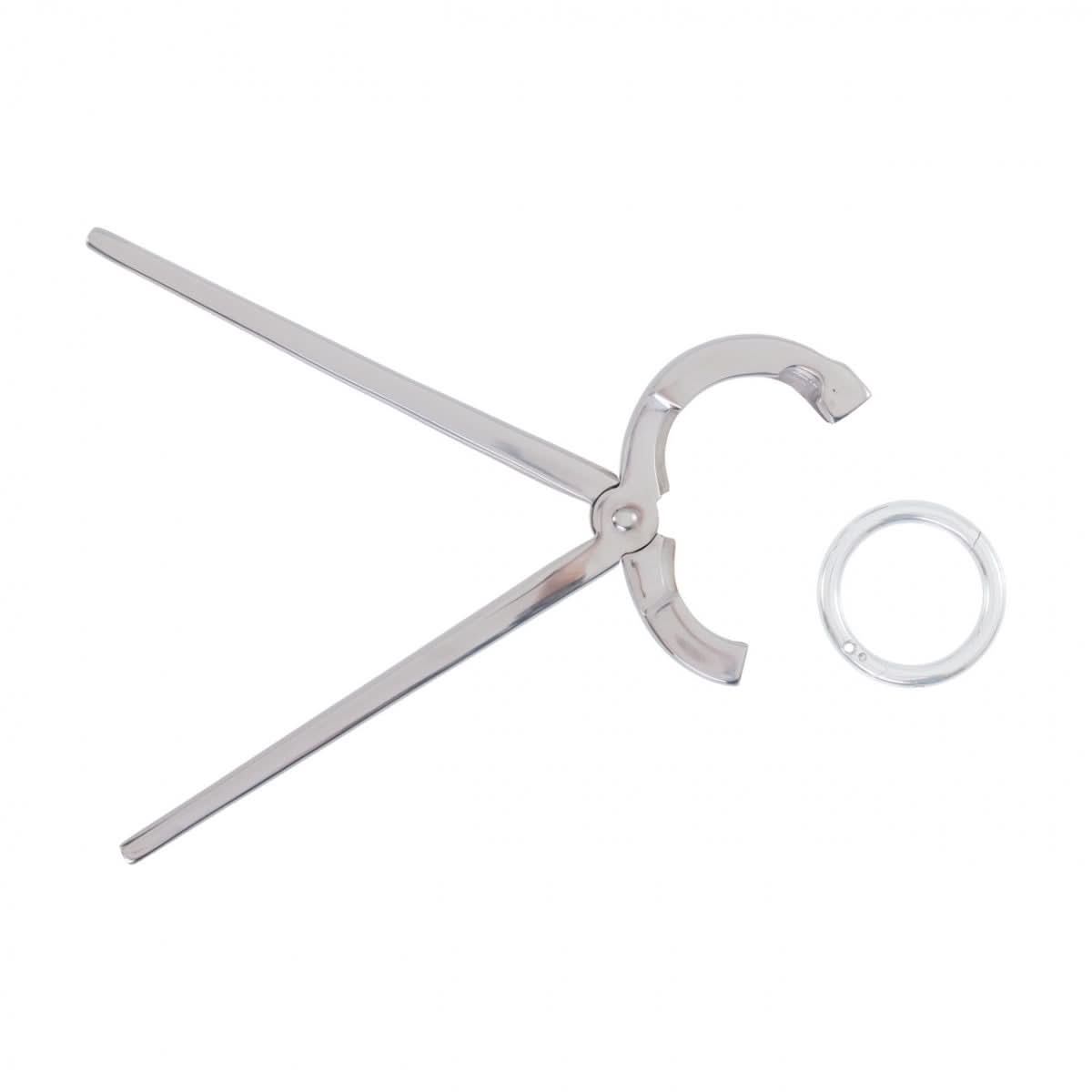 Clese montare inel nazal pentru bovine, otel inoxidabil