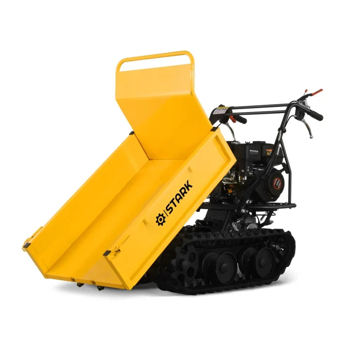Transportor cu senile STARK-D30MB, 6.5 CP, capacitate 300 kg, bena detasabila