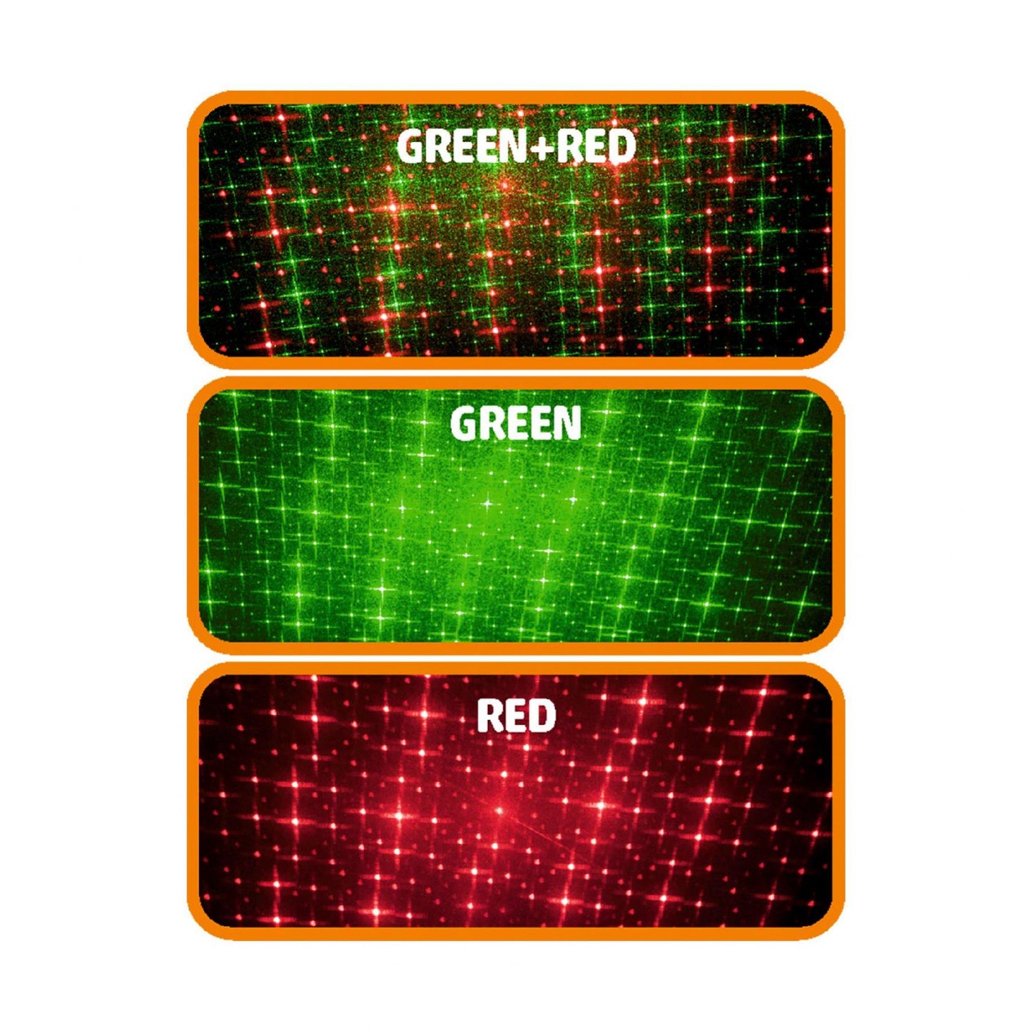 Proiector laser KDD DL IP 9, 9 programe laser, roșu și verde, pentru interior și exterior