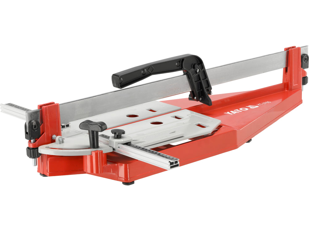 Aparat taiat faianta profesional Yato L=630mm, lungime totala 760mm, lama carbură tungsten YG6X, sistem ghidaj precis