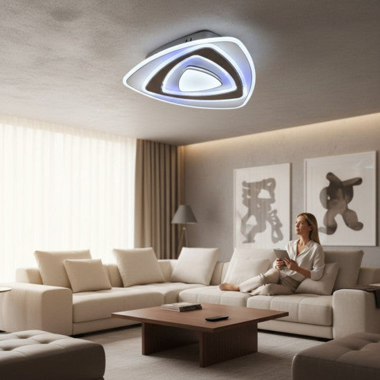 Plafoniera LED Sponde 72W, 5650lm, 400x50mm