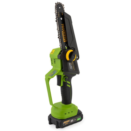 Mini fierastrau pe acumulator PROCRAFT PKA46 20V 2Ah 2 acumulatori lame 6 si 8 inch motor fara perii