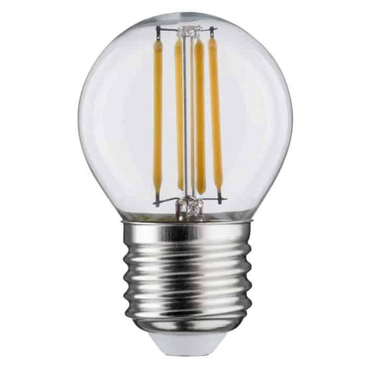 Bec cu filament decorativ sferic E27 4W LED, temperatura culoare 4000K - ZEP.RO - Ți-e la îndemână!