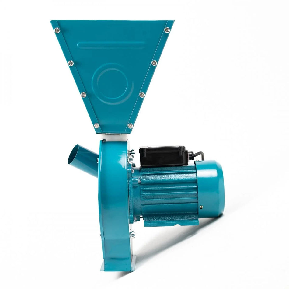 Moara electrica Broman 4.5 kW, 300 kg/ora, ciocanele + cutite stiuleti, 4 site incluse