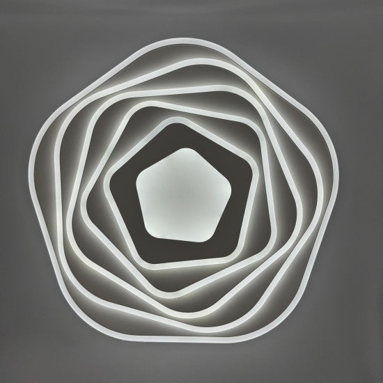 Plafoniera LED Surtur 125W, 8550lm, 400x400x73mm