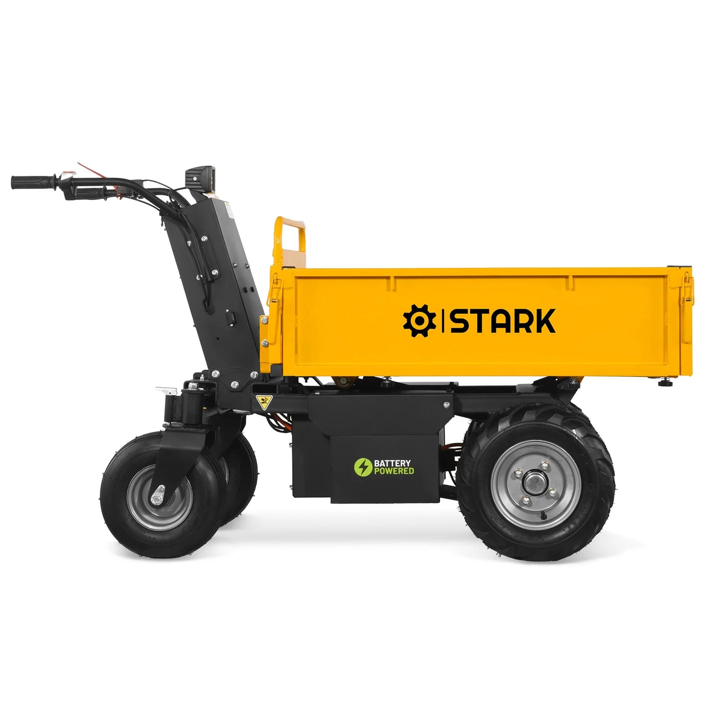 Roabă electrica autopropulsata STARK-E500, 1000W, 500 kg, basculare hidraulica