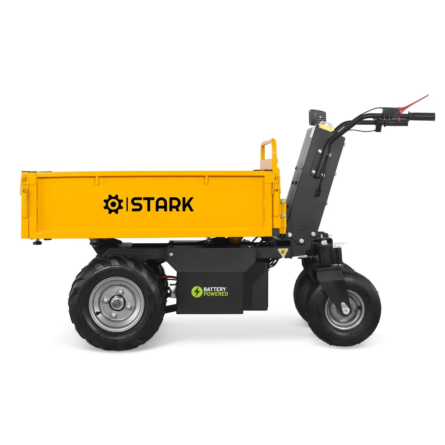 Roabă electrica autopropulsata STARK-E500, 1000W, 500 kg, basculare hidraulica