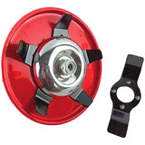 Disc motocoasa 145mm tip stea pentru buruieni, prasit si plivit, otel durabil