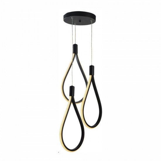 Candelabru LED Trend Negru, 72W, 5760 lm, 85x35cm