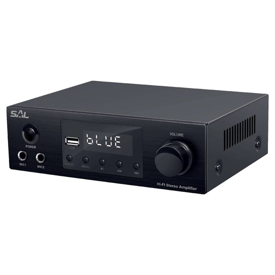 Amplificator HiFi BTA 250, 2x50W, Bluetooth, FM, USB, Karaoke, RCA, Optic, Coaxial