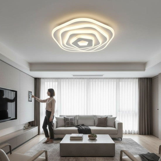 Plafoniera LED Surtur 57W, 4200lm, 240x240x60mm