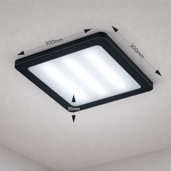 Spot LED Sole patrat, 36W, 3240 lm, 300x300x35 mm