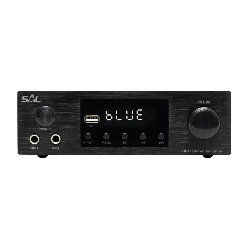Amplificator HiFi BTA 250, 2x50W, Bluetooth, FM, USB, Karaoke, RCA, Optic, Coaxial