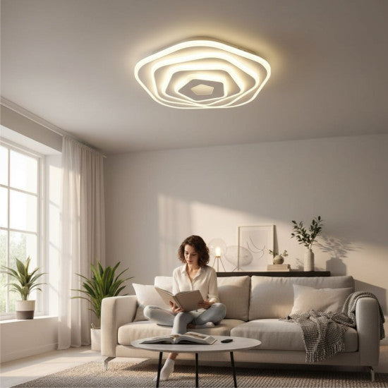 Plafoniera LED Surtur 57W, 4200lm, 240x240x60mm