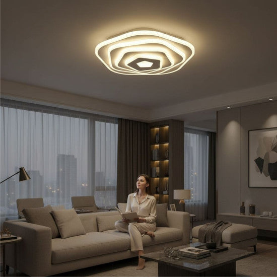 Plafoniera LED Surtur 57W, 4200lm, 240x240x60mm