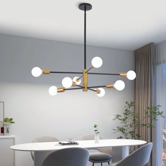 Lustra TAMIAS Auriu, 6xE27, max. 42W, 720x620 mm