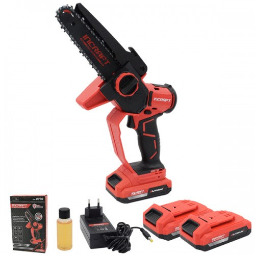 Mini Drujba cu acumulator 6 inch 20V 2.5Ah motor fara perii INCRAFT MSK-20V