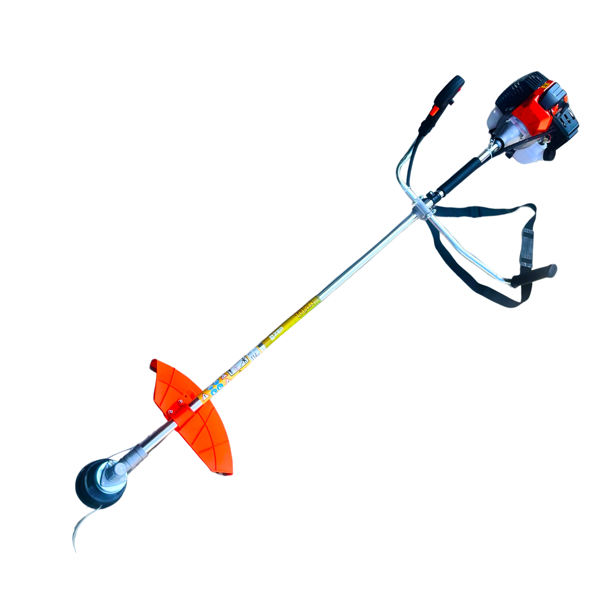 Pachet Motocoasa pe benzina ZEP TITAN 5,9CP, 52cc, 2T, 9000RPM, cu tambur, disc, cultivator, prasitoare si adaptor tip drujba