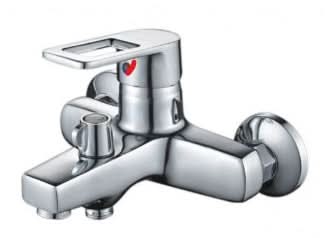 Baterie cada MIXXUS Gavi 009 Euro, monocomanda, silumin, pipa fixa, furtun si para dus incluse