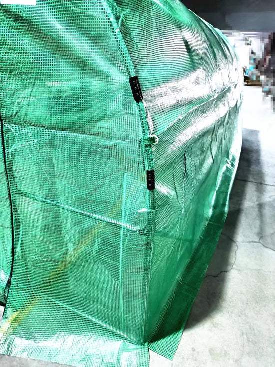 Solar gradina ZEP 8x3x2 m, 24 mp, folie polietilena 180 g/mp UV, structura otel galvanizat 26 mm