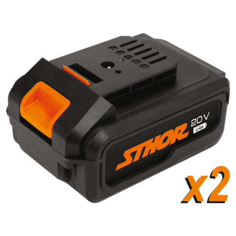 Autofiletanta STHOR 20V, 26Nm, 2x2Ah, Mandrina Autocentrare, Set cu Incarcator