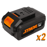 Autofiletanta STHOR 20V, 26Nm, 2x2Ah, Mandrina Autocentrare, Set cu Incarcator
