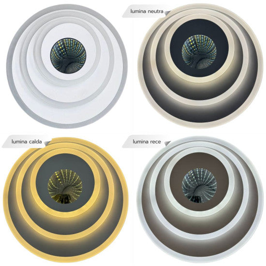 Plafoniera LED Albiorix 46W, 3400lm, 240x240x50mm