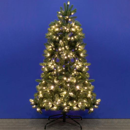 Brad Artificial 150 cm cu LED Integrat, 250 LED, Ace 3D+2D, Talpa Metal – KMF 6/150