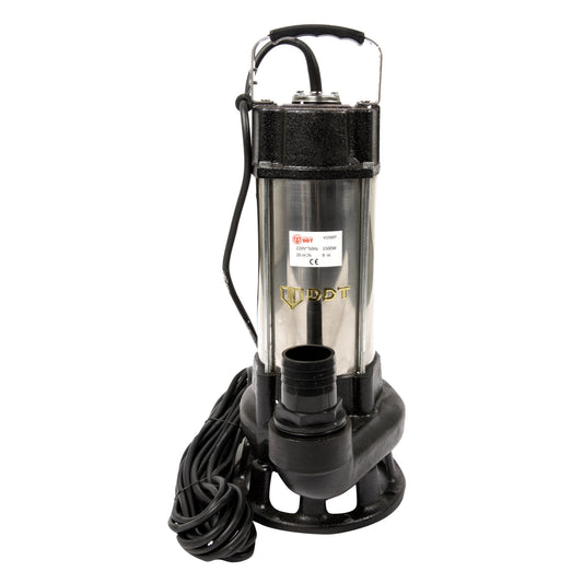 Pompa pentru apă murdară DDT PROFESSIONAL cu dublu tocător, putere de 1500 W